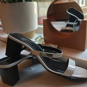 Coach block heel sandals
